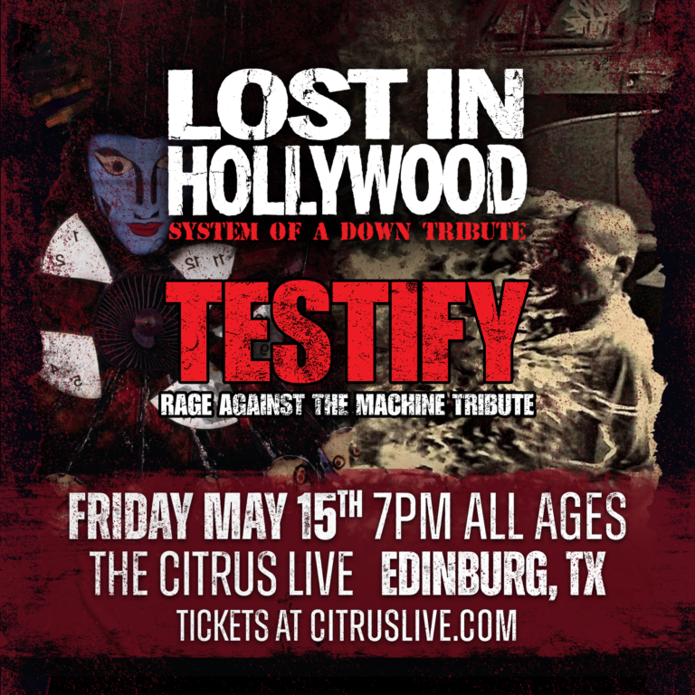 Lost in Hollywood (SOD Tribute) & Testify (RAM Tribute)