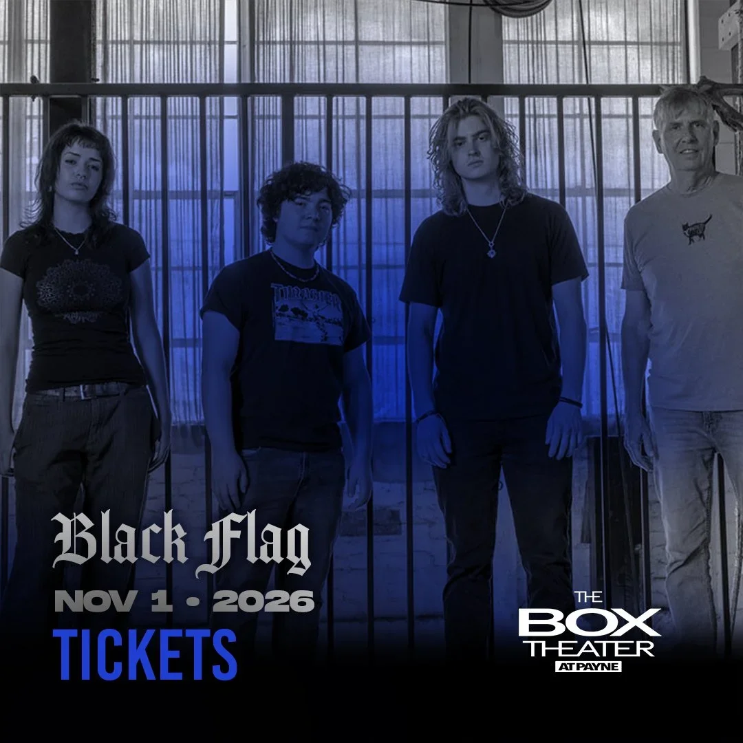 Black Flag The Box Theater event artwork